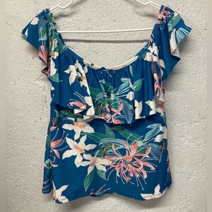 Raisins Tropical Flutter Tankini Top